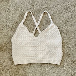 Knit crop top
